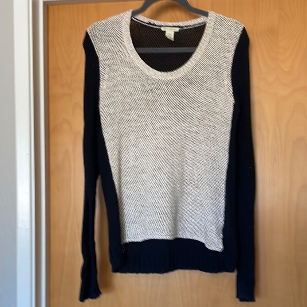 Women's Two-Tone White and Warren Sweater sz small